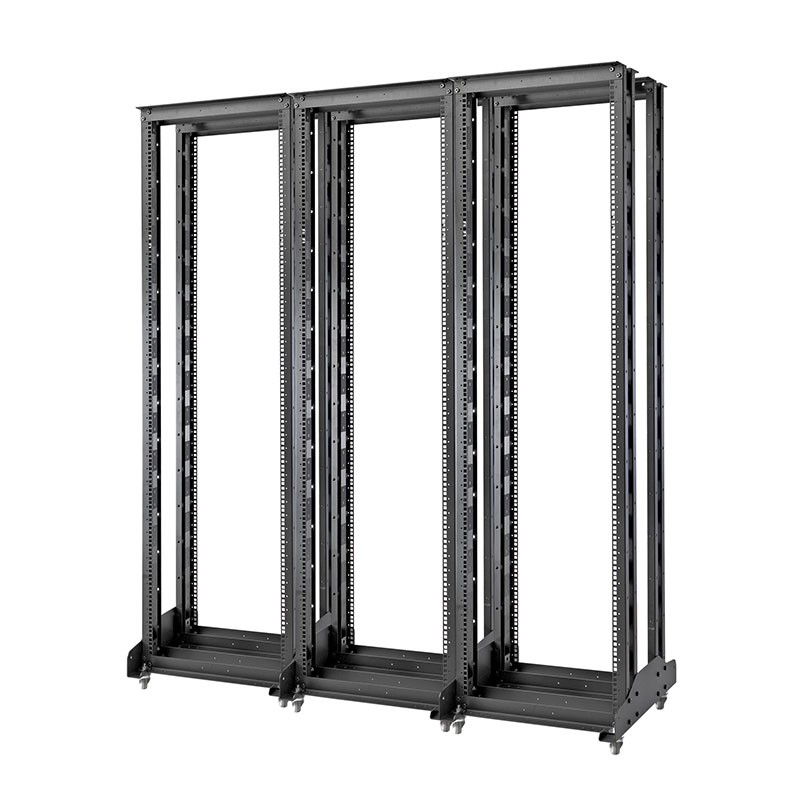 60L-36-00-30BL Рама 19 дюйм. Racknet R300, 36U, черный. Пример соединения стоек