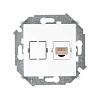Розетка для передачи данных RJ45 Cat.5e UTP (Systimax) белого цвета S15, SIMON 1591598-030