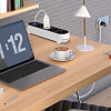 Вилка угловая Schuko 2P+E 16A 250В~, SBrico, белый