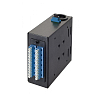 Панель на DIN-рейку Q-SLOT MPO, 24 x LC — 1 x 24 MPO, фиксированные, OS2, APC