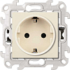 Розетка с заземл. и шторками Schuko 2Р+Е 16A 250В, Push&Go, сл.кость S24 Harmonie, SIMON 2420432-031