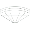 Угловая секция 90° 105x300 мм, Тип: GRB 90 130 G