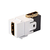 Модуль HDMI keystone 90 градусов, белый