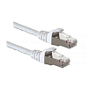 Коммутационный шнур категории 8.1 S/FTP, HF, 1 м, белый