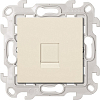 Розетка для передачи данных RJ45 Cat.5e UTP цвета слоновая кость S24 Harmonie, SIMON 2410598-031