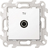 Розетка TV одиночная белого цвета S24 Harmonie, SIMON 2450477-030