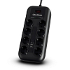Сетевой Фильтр CyberPower P0820SUE0-DE 1,8м/8 розеток/10А/1,8м/1050Дж/2 USB 2,4A/черный цвет