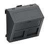 Корпус компьютерной розетки Modul45 тип OBO (наклонный) 45x45 мм (черный), Тип: DTS-2RM SWGR1